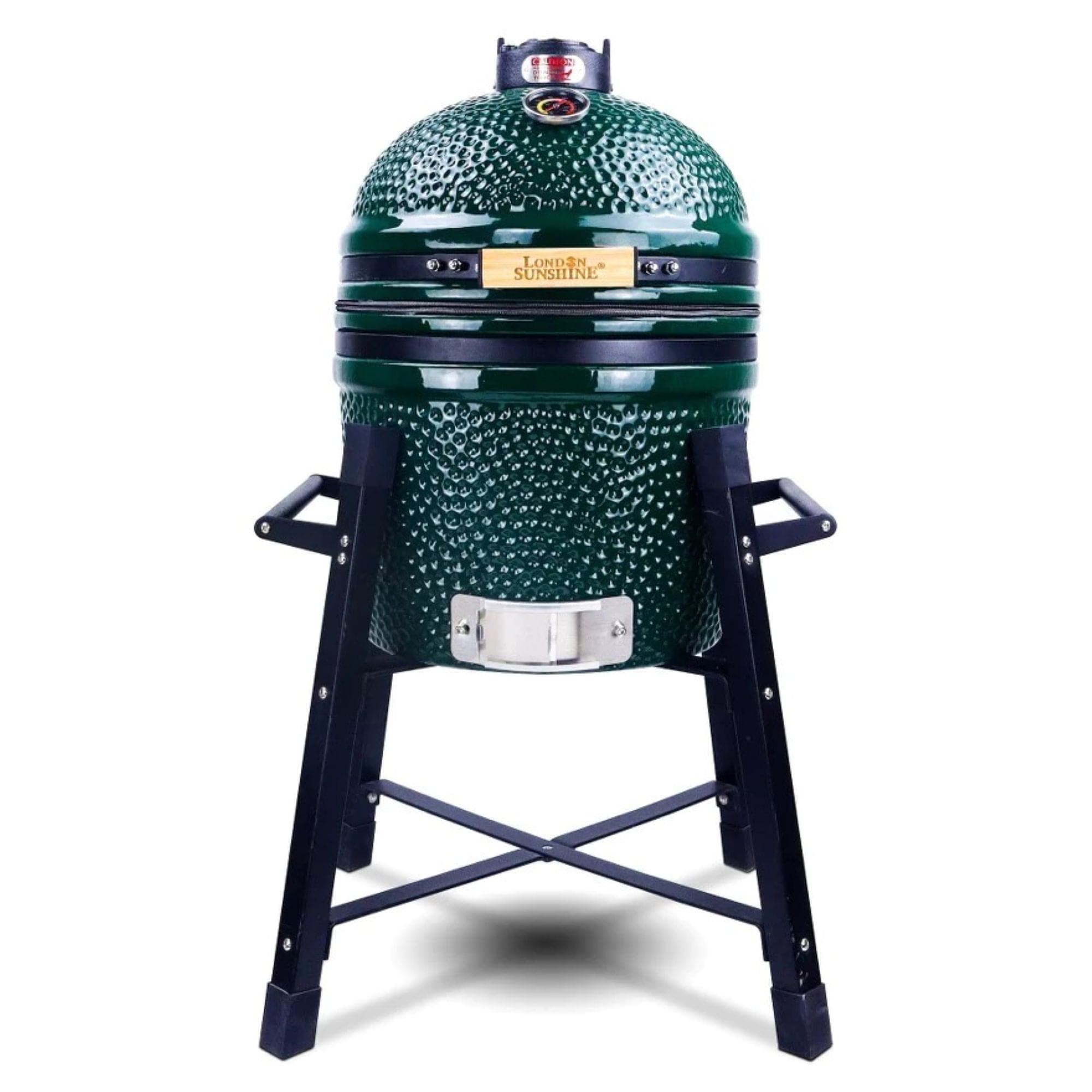 London Sunshine Junior Series Green Kamado with Stand, 15.4-in