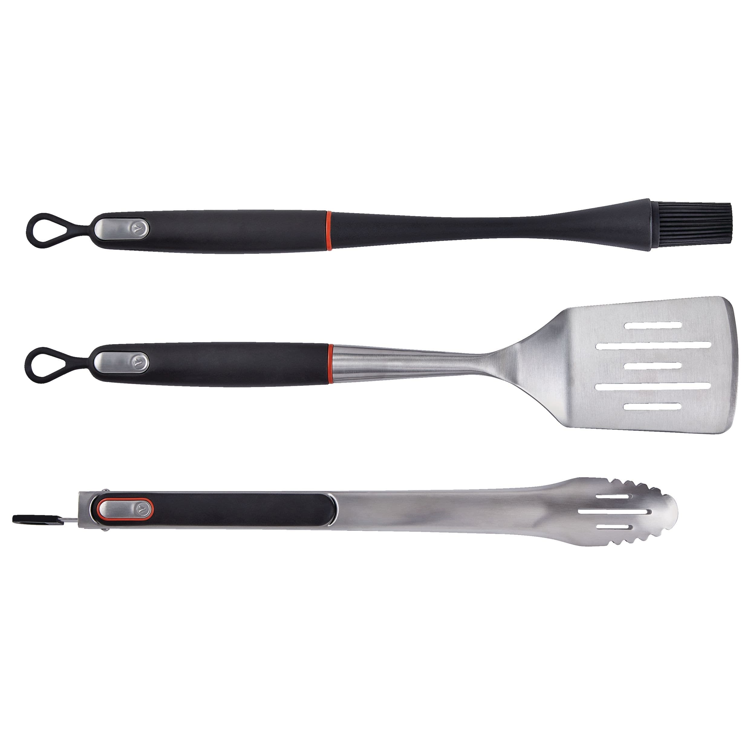 Vida by PADERNO Outdoor BBQ Grill/Griddle Tool Set, 3-pc