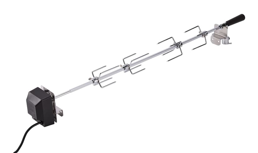 Universal Fit Barbecue Rotisserie Kit for BBQ Grills, 3-pc