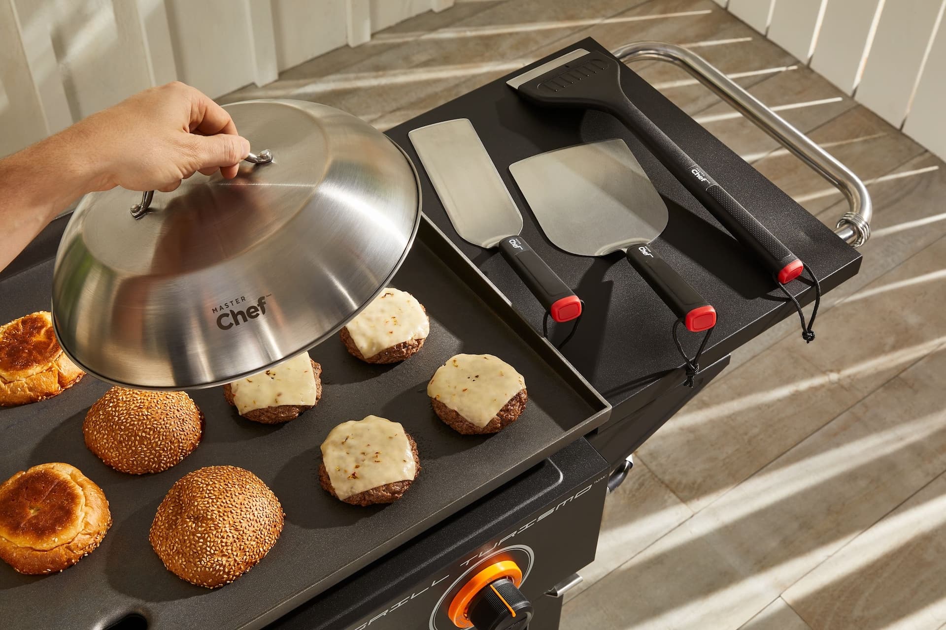 MASTER Chef Stainless Steel Melting Dome, Dishwasher Safe, 12-in