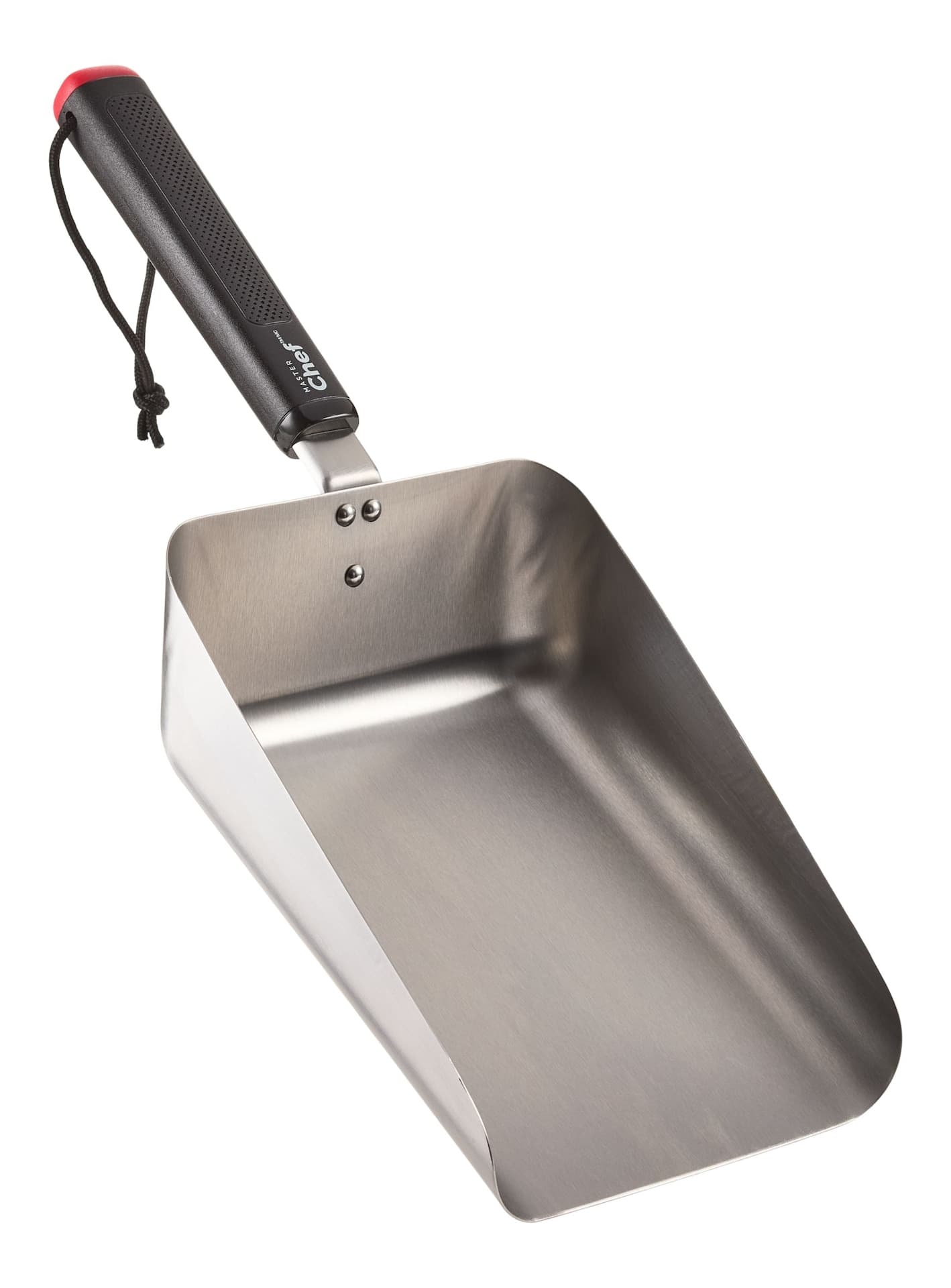 MASTER Chef Stainless Steel Griddle Scoop with Ergonomic Grip