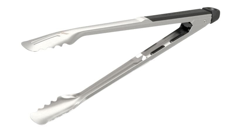 Vermont Castings Stainless Steel BBQ Grill Tongs with Soft-Grip Handle