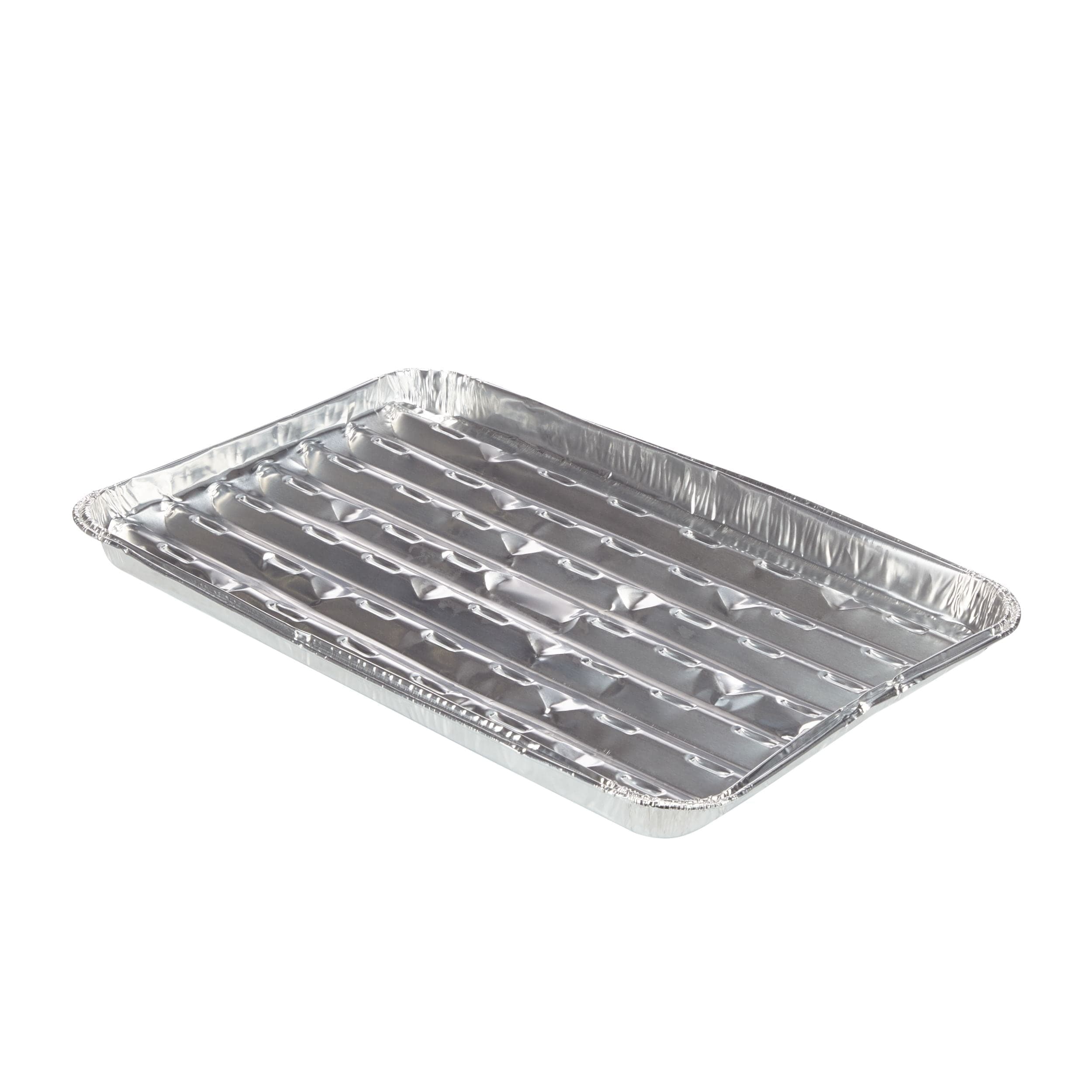 MASTER Chef Aluminum Foil Disposable Grill Tray for BBQ, 3-pk