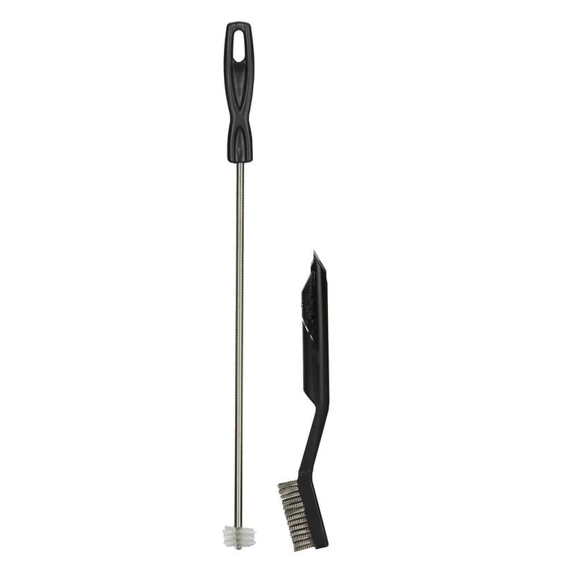 Master Chef Outdoor BBQ Venturi Tube Cleaning Brush Kit with Burner Brush