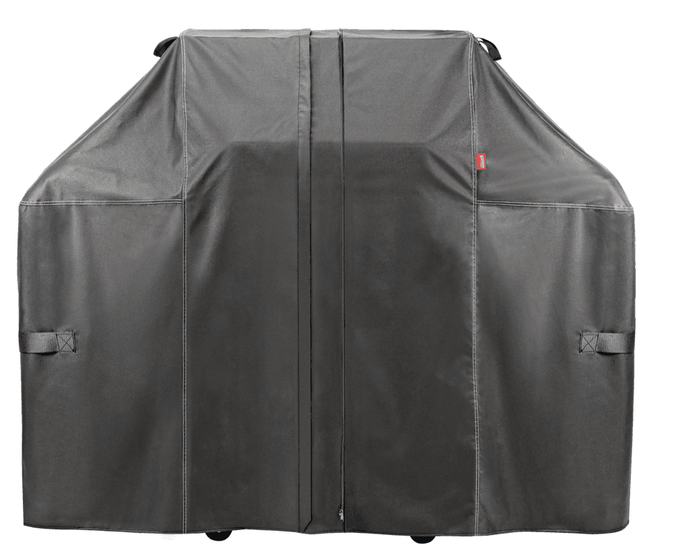 Coleman Zip2Fit™ All-Weather BBQ Grill Cover, Expandable, 54.5-in to 58.5-in, Dark Grey