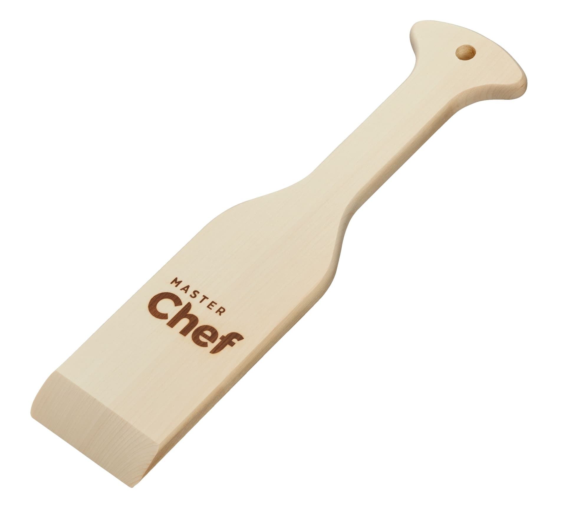 Master Chef Outdoor BBQ Hardwood Bristle Free Grill Scraper, 15-in