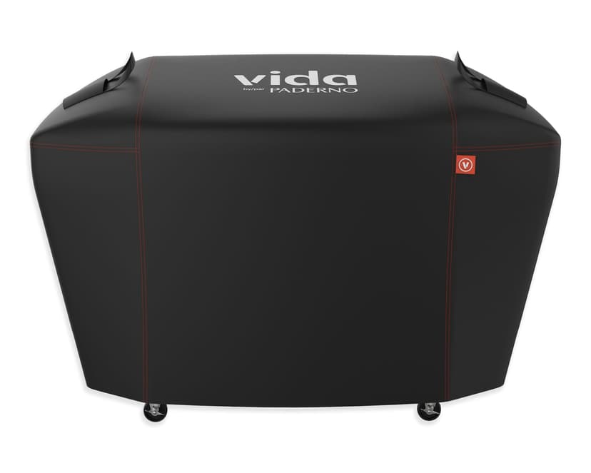 Vida by PADERNO 5-Burner Outdoor BBQ Griddle Cover, 44.5 x 24.3 x 36.5-in, Black