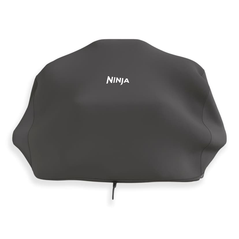 Ninja Woodfire UV/Water-Resistant Premium Outdoor BBQ Grill Cover with Adjustable Drawstrings, Black