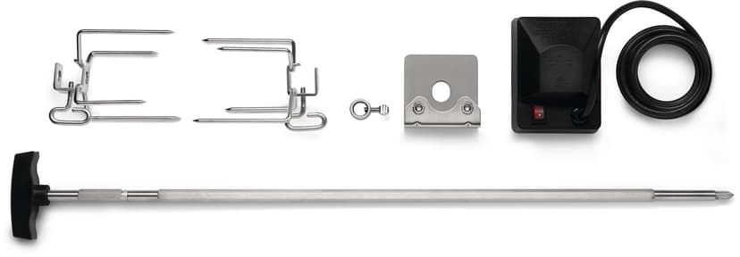 Napoleon Stainless Steel Heavy Duty Rotisserie Kit for Rebel & Freestyle Gas Barbecue Grill, 15-lb