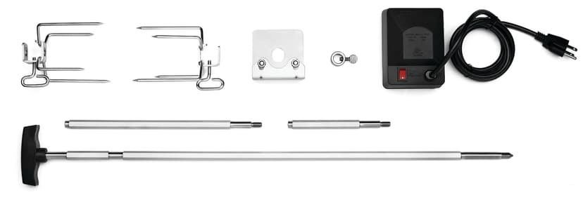 Napoleon Stainless Steel Heavy Duty Rotisserie Kit for 22-in Charcoal BBQ Grills