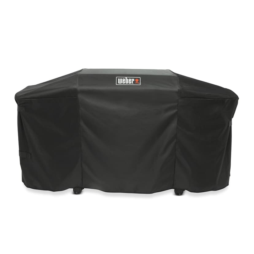 Weber Premium Weather-Resistant Fabric Outdoor Grill/Griddle Cover with Straps, 30-in