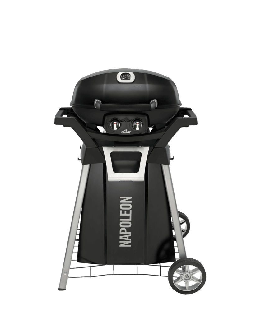 Napoleon TravelQ Stand with Condiment Tray, Bottle Opener, Propane Storage & Side Shelves for TravelQ PRO285 Grill