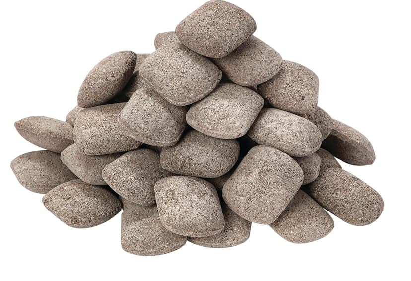 MASTER Chef Self-Cleaning Ceramic Briquettes for BBQ Grill, Heats Evenly, 8.8-lb