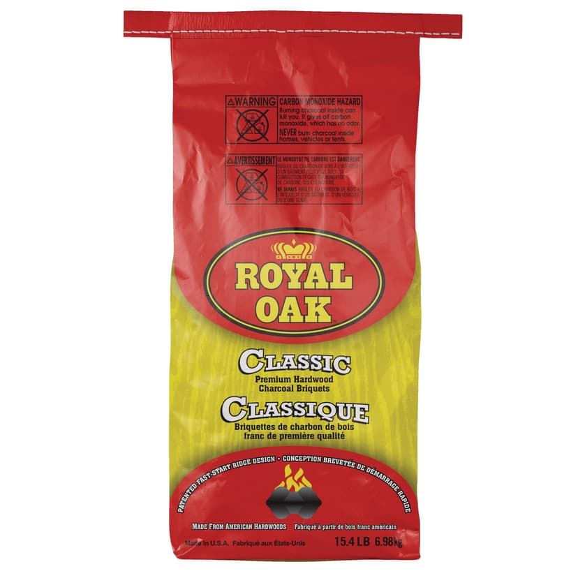 Royal Oak Classic Premium Hardwood Charcoal Briquets, 15.4-lb