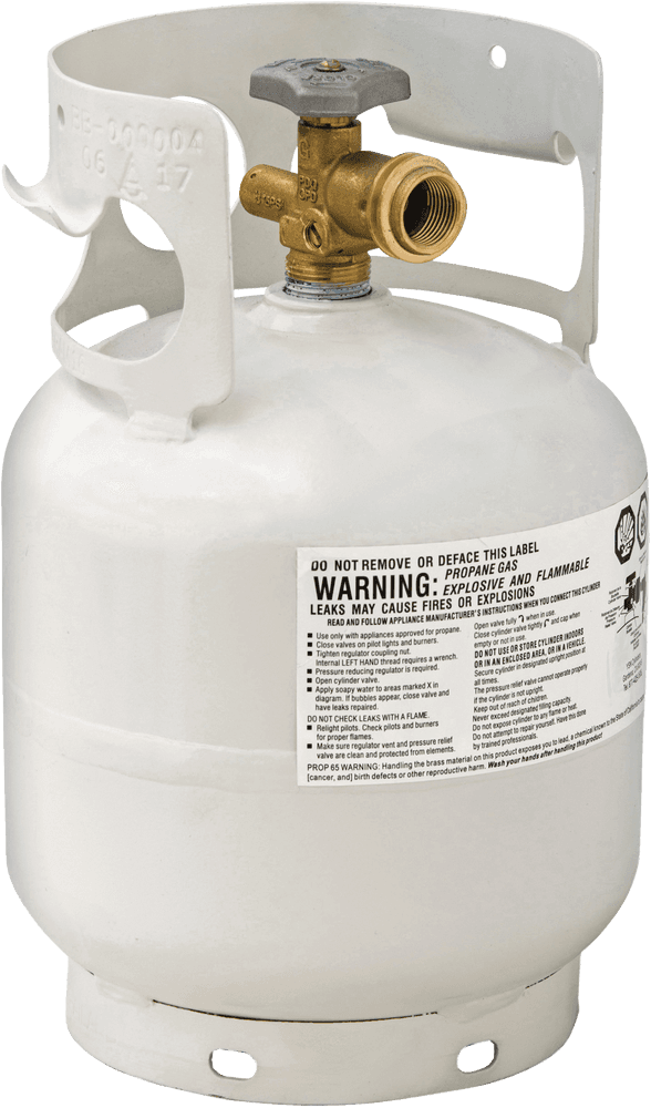 Flame King Empty OPD Propane Gas BBQ Cylinder Tank for QCC1 Models, 5-lb