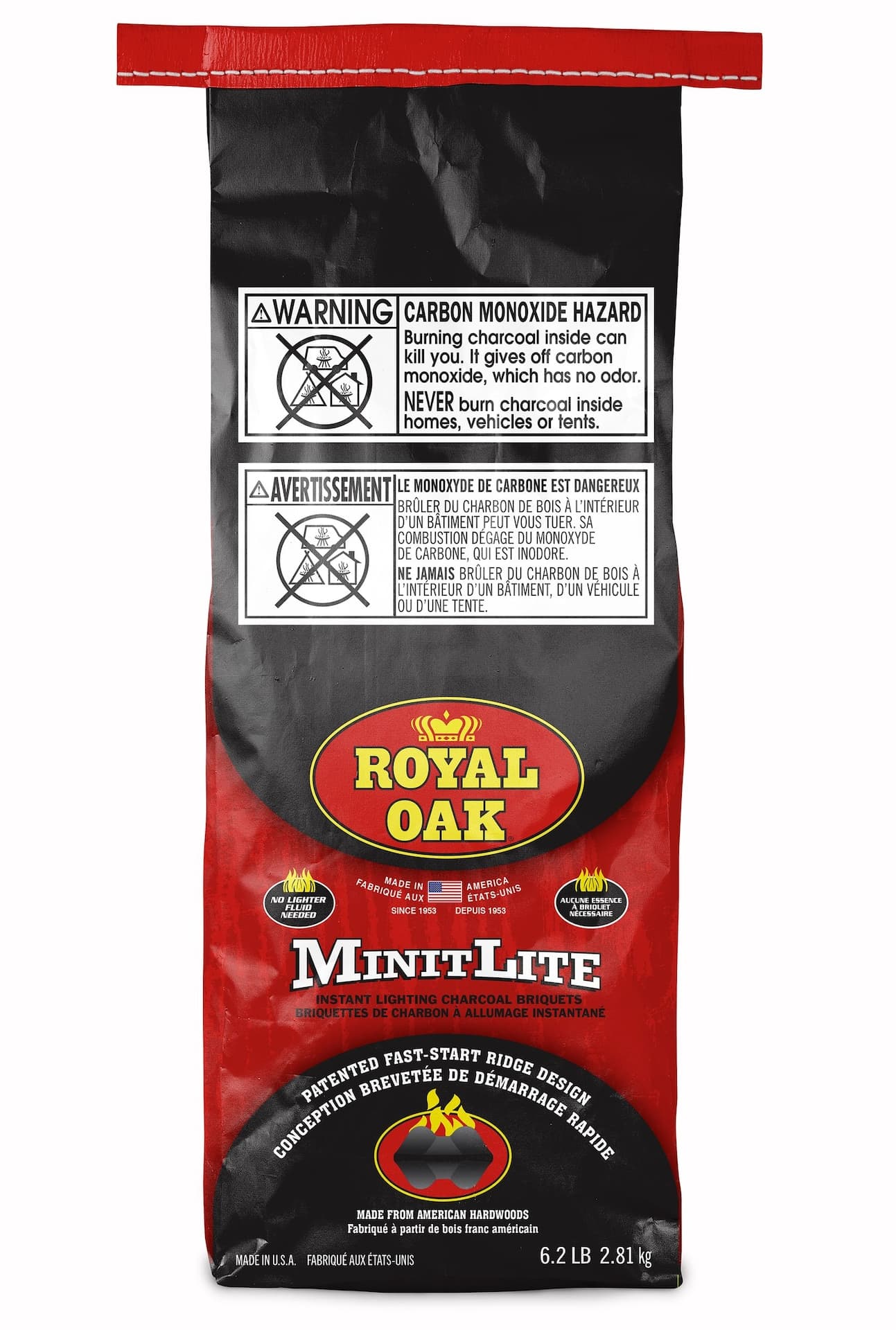 Royal Oak Minit Lite Instant Light Charcoal Briquets, 6.2-lbs