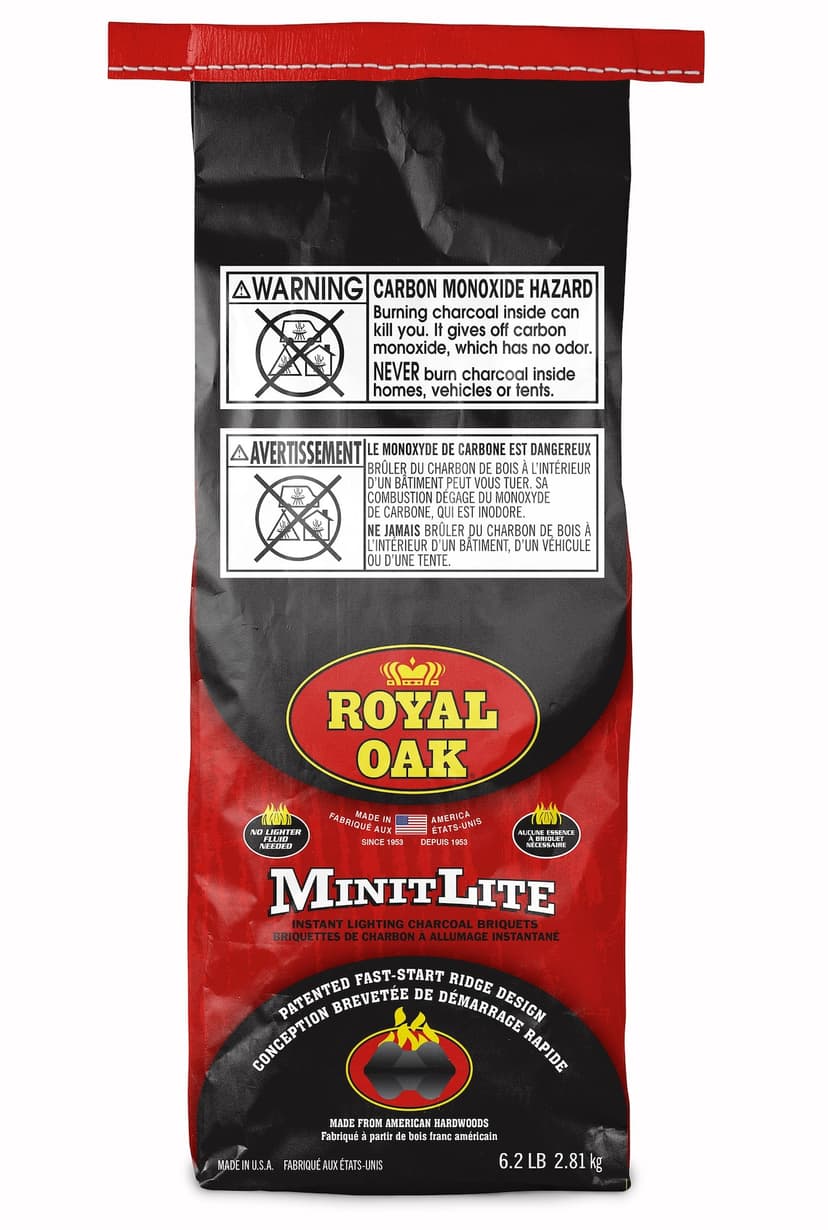 Royal Oak Minit Lite Instant Light Charcoal Briquets, 6.2-lbs