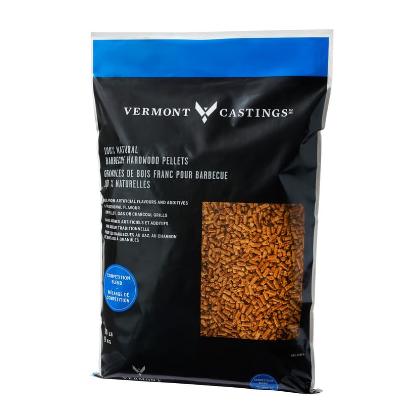 Vermont Castings Competition Blend 100% Natural BBQ Hardwood Smoking Pellets, 20-lb
