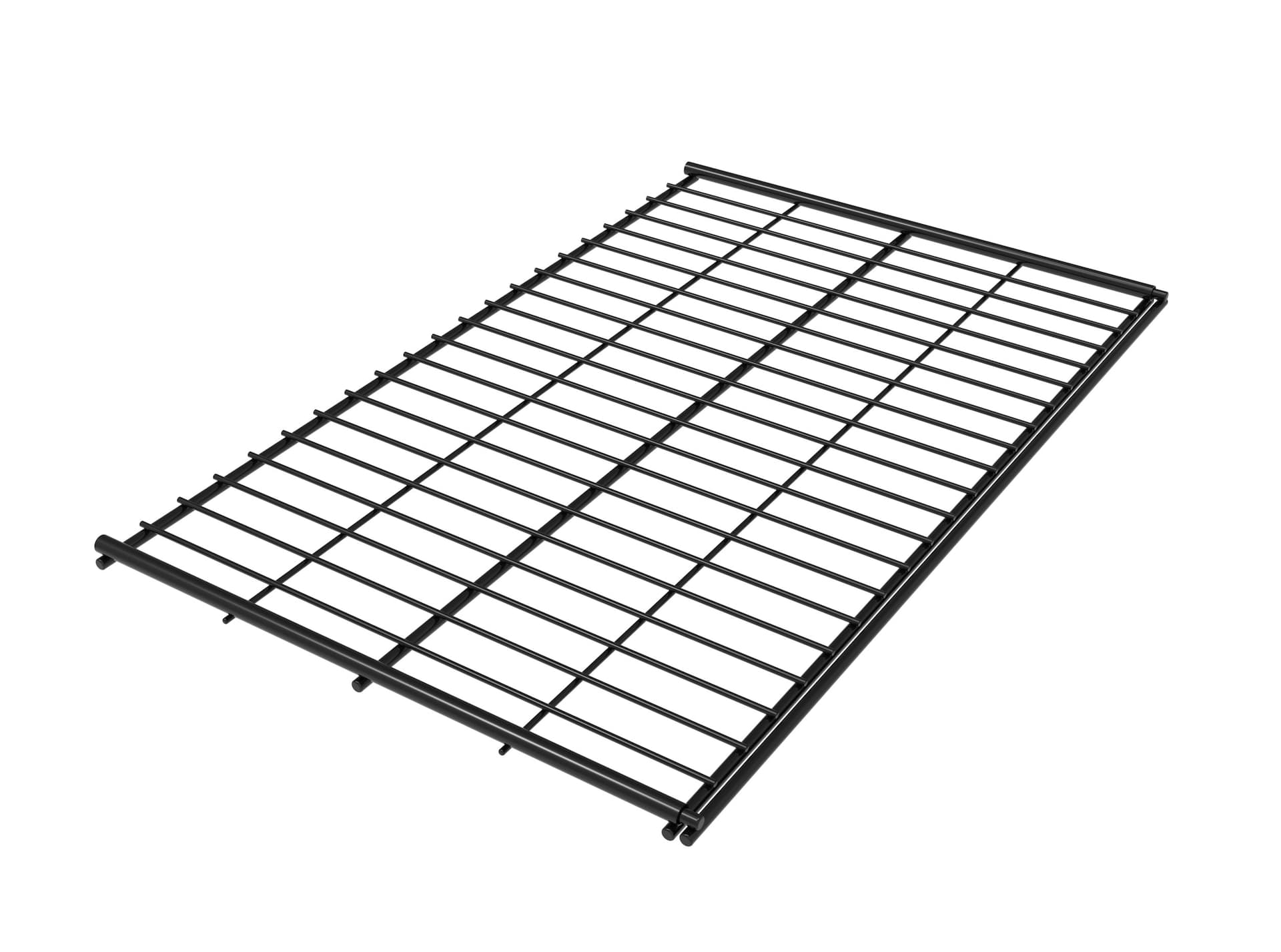 Universal Fit Adjustable Porcelain-Coated Steel BBQ Cooking Grates, 25-in