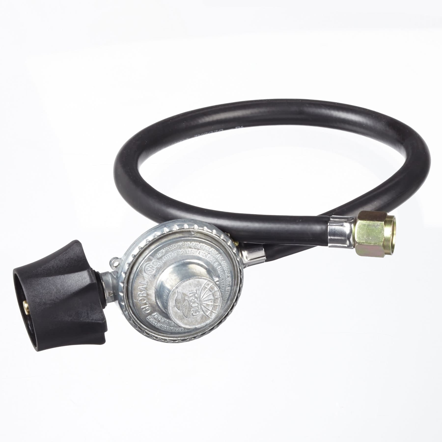 MASTER Chef Universal Fit BBQ Propane Hose & Regulator, 20-in