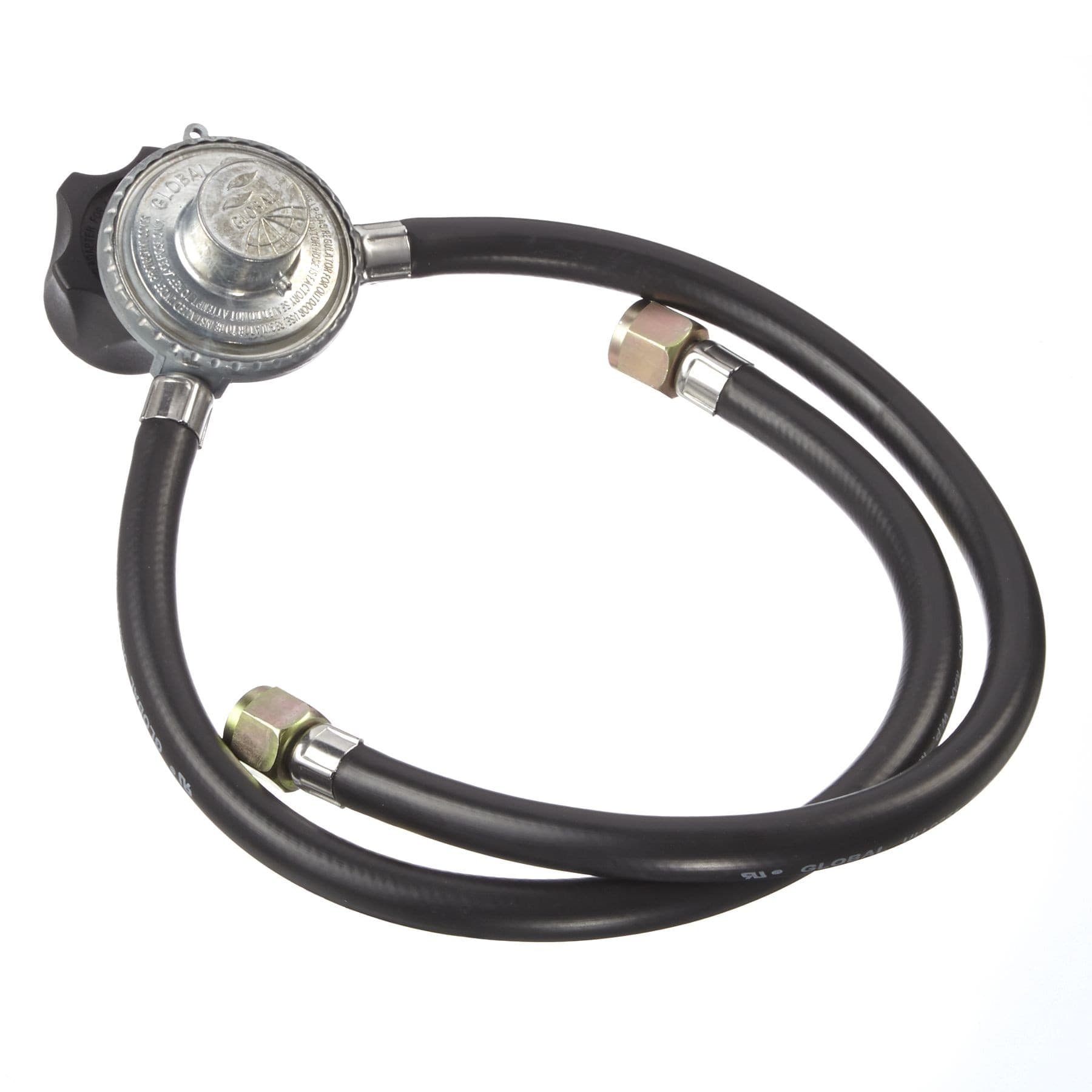 MASTER Chef Universal Fit Propane BBQ Hose & Regulator for BBQ Gas Valve/Side Burner