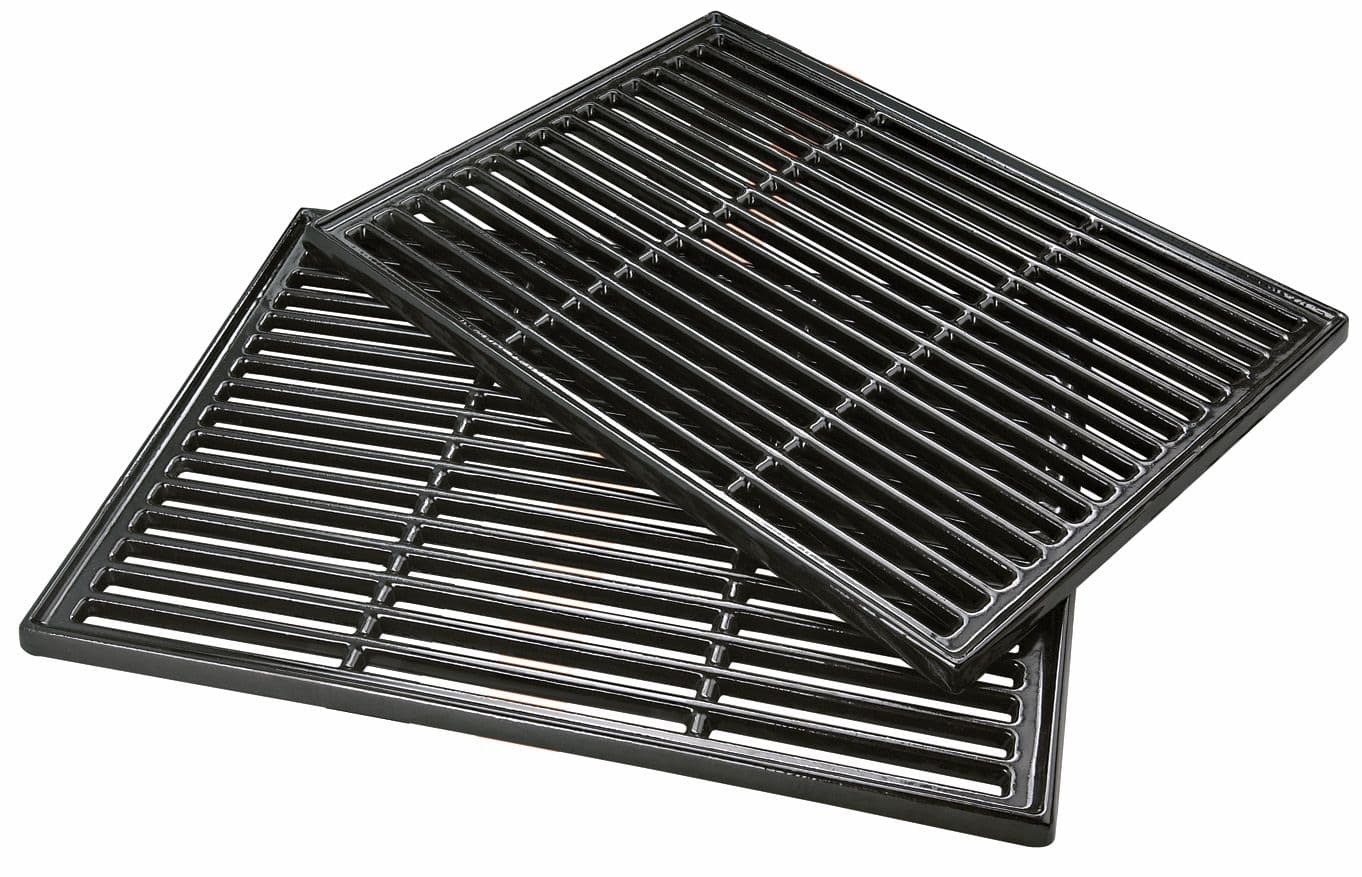 Centro Replacement Porcelain Coated Cast Iron BBQ Cooking Grate, 2-pk, 16.5-in