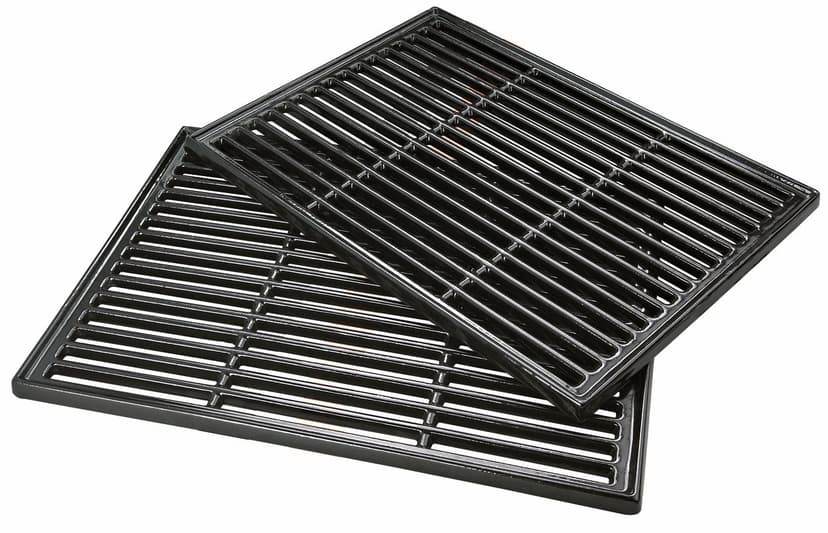Centro Replacement Porcelain Coated Cast Iron BBQ Cooking Grate, 2-pk, 16.5-in