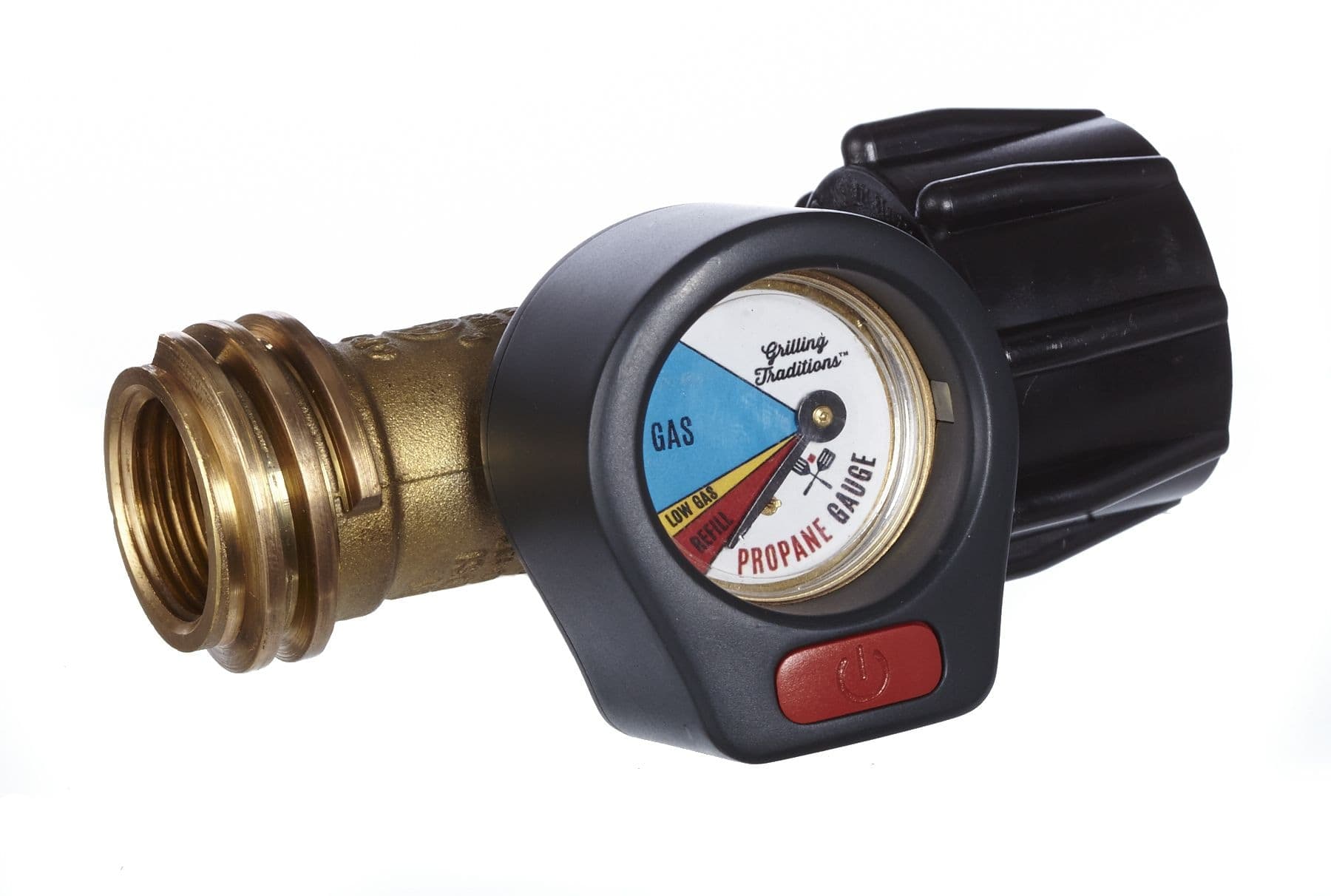 MASTER Chef Lighted Propane BBQ Level Gauge with Light-Up Analog Display