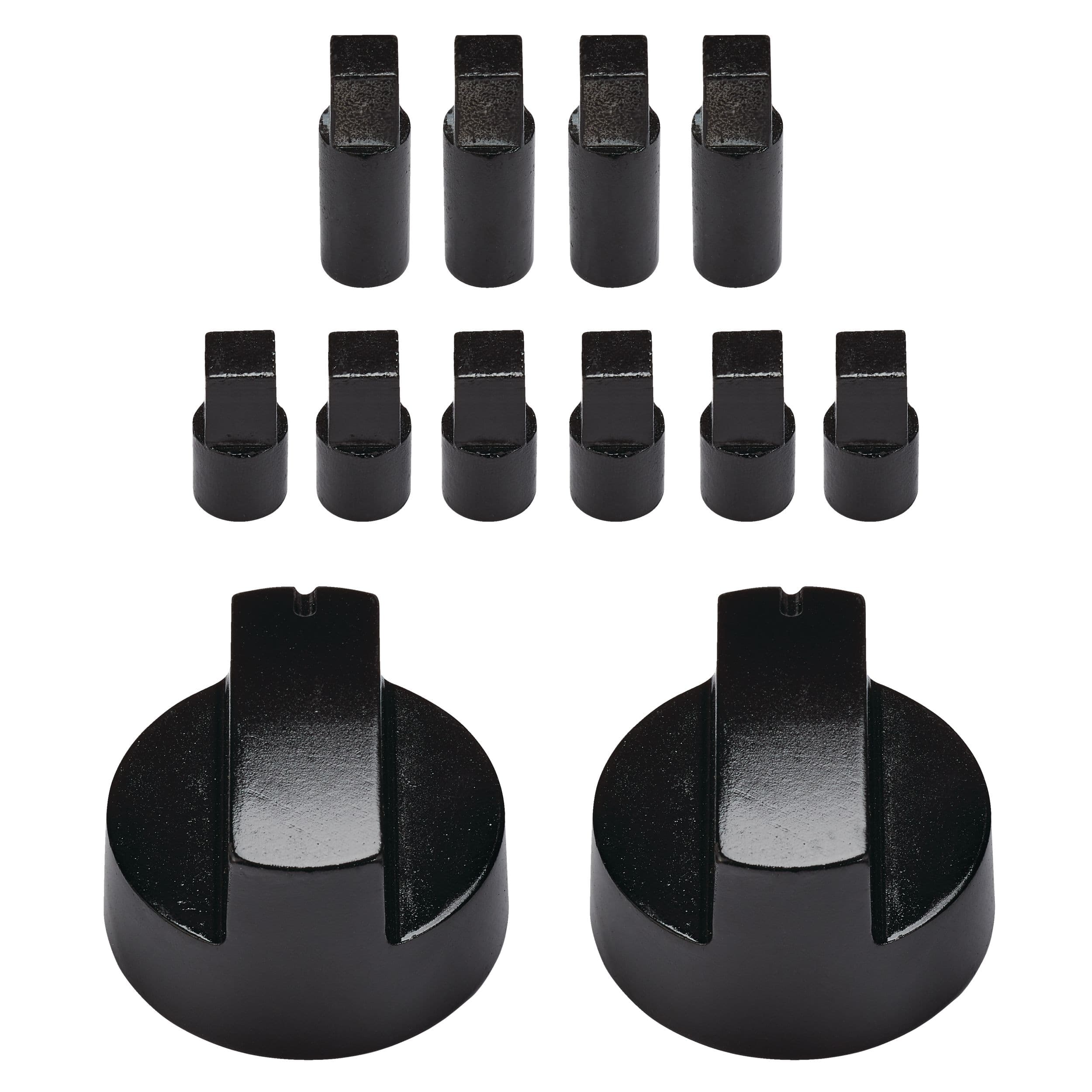 MASTER Chef Universal Fit Barbecue Knob Set with 2 Knobs & 10 Inserts