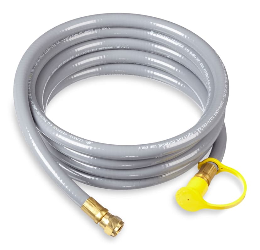 MASTER Chef Universal Fit Natural Gas BBQ Hose Connector Kit, 10-ft