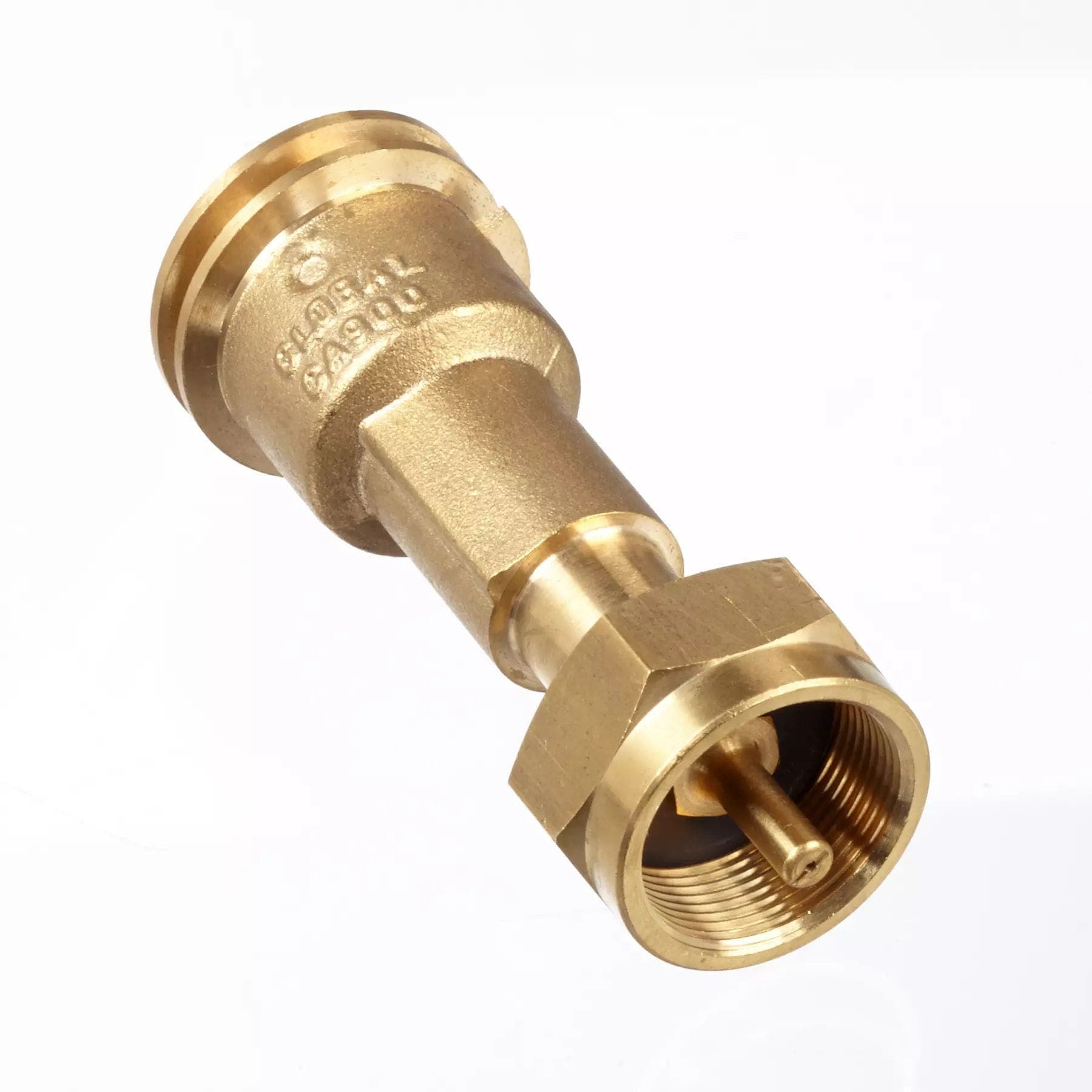 MASTER Chef Universal Fit Propane BBQ Brass Adapter, 1-lb