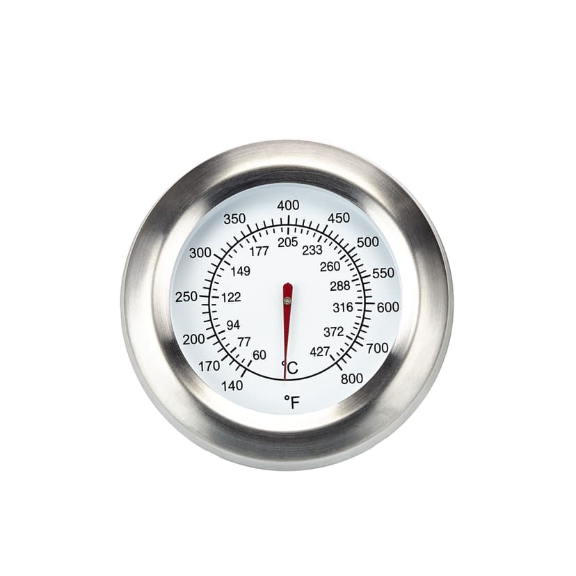 Universal Fit BBQ Temperature Gauge, Easy Install, 3.5 x 3.5 x 2.2-in