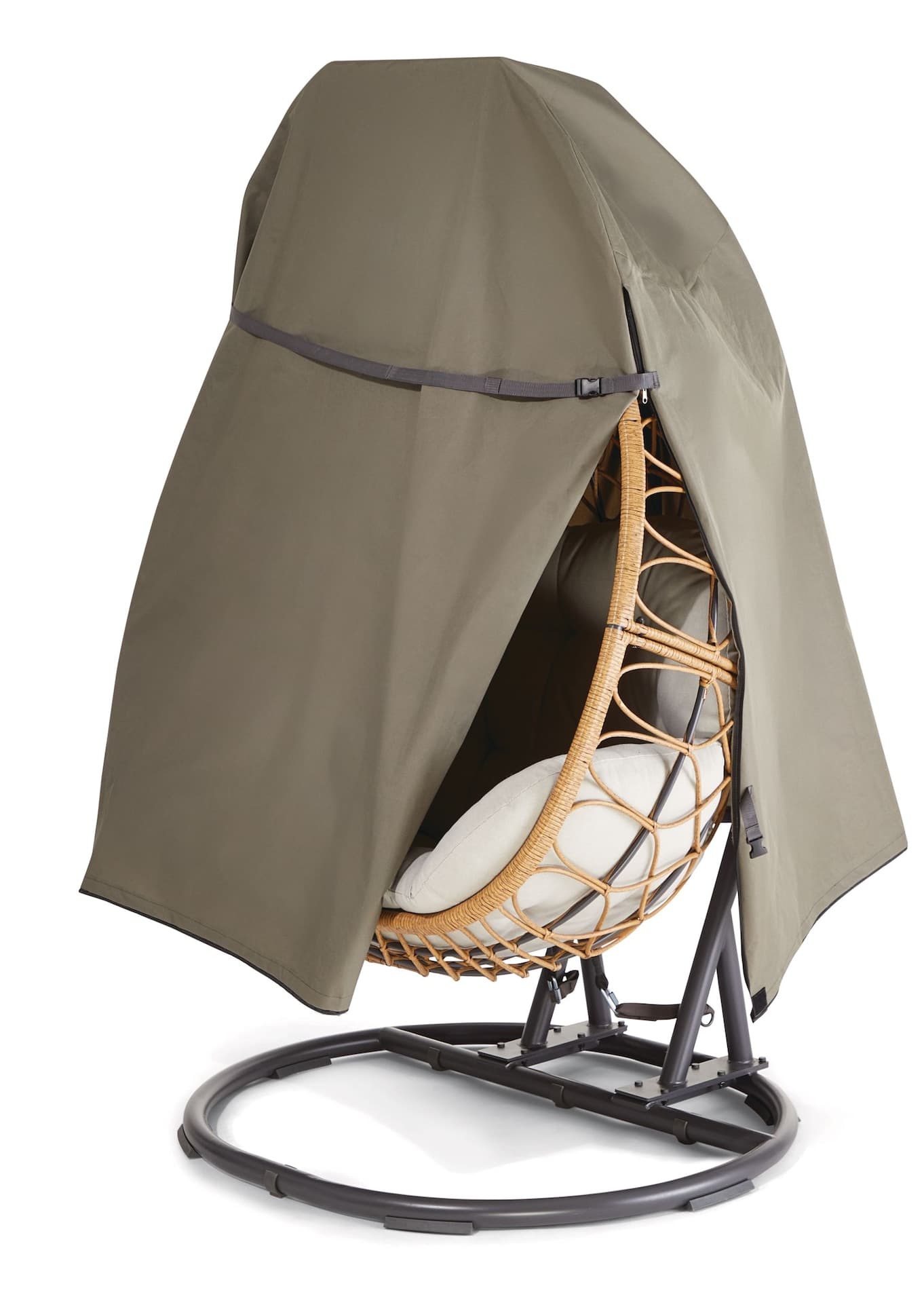 TRIPEL 200 Series Outdoor/Patio Egg Swing Chair Cover, Water & Weather Resistant, Large