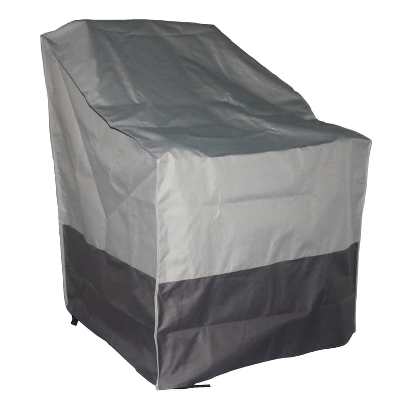 TRIPEL Outdoor/Patio Armchair Cover, Water Resistant, UV Protected, Grey, 39x35x23-in