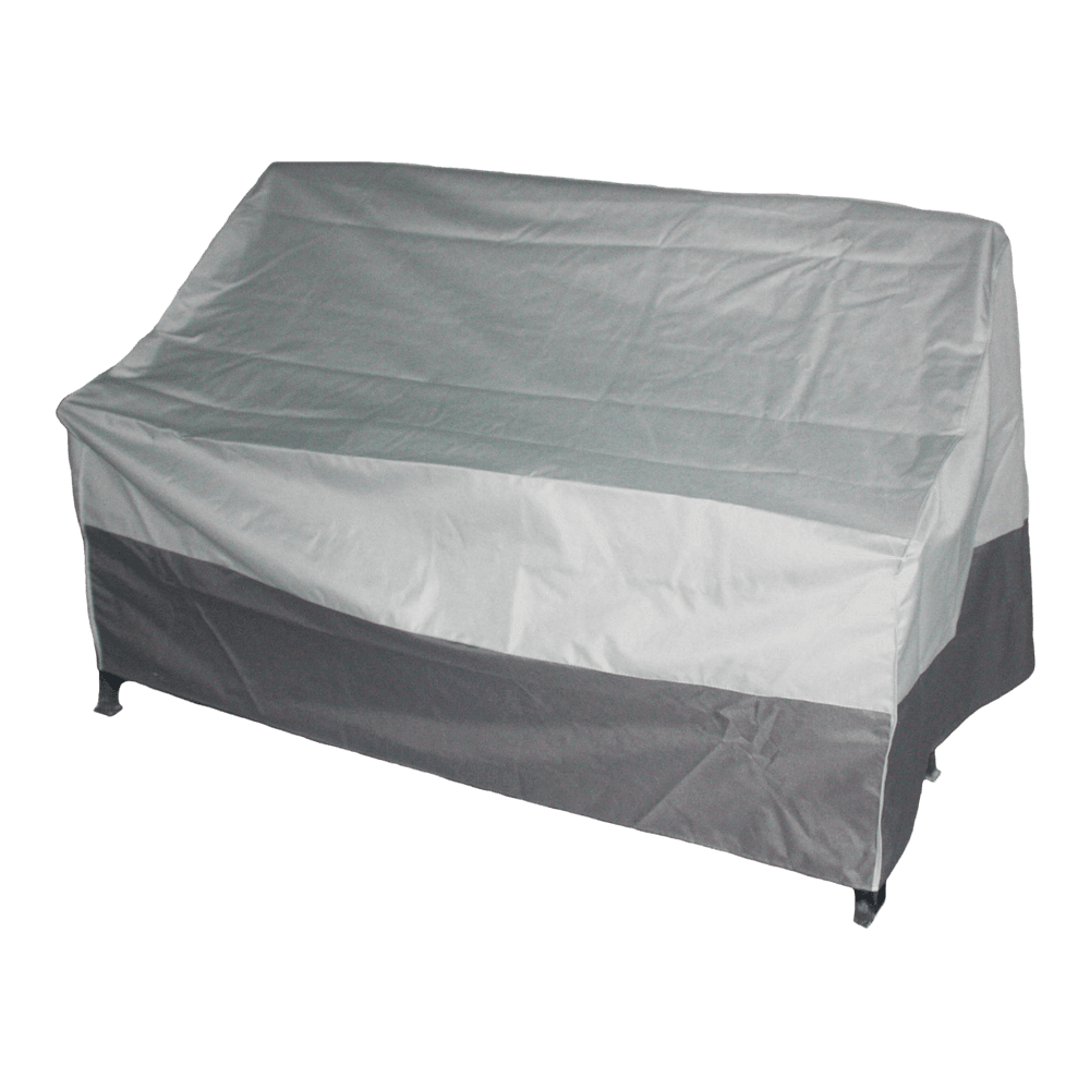 TRIPEL Outdoor/Patio Loveseat Cover, Water Resistant, UV Protected, Grey, 54x36-in