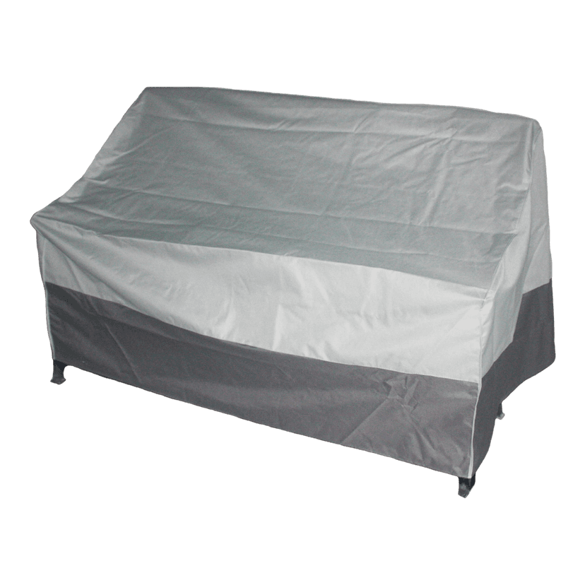 TRIPEL Outdoor/Patio Loveseat Cover, Water Resistant, UV Protected, Grey, 54x36-in