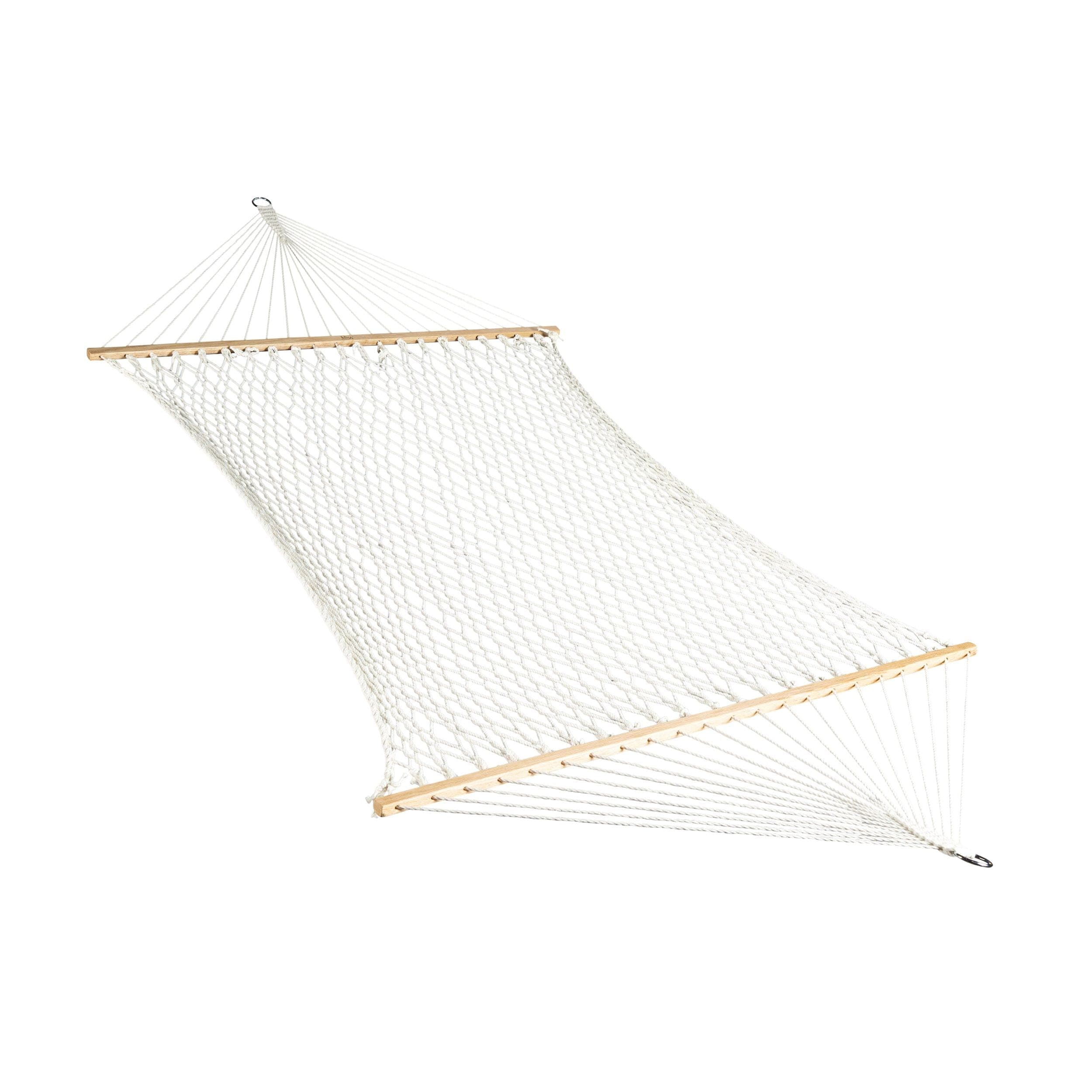 Bliss Hammocks Cotton Rope Hammock w/ Spreader Bar, 60-in, for Patio/Backyard