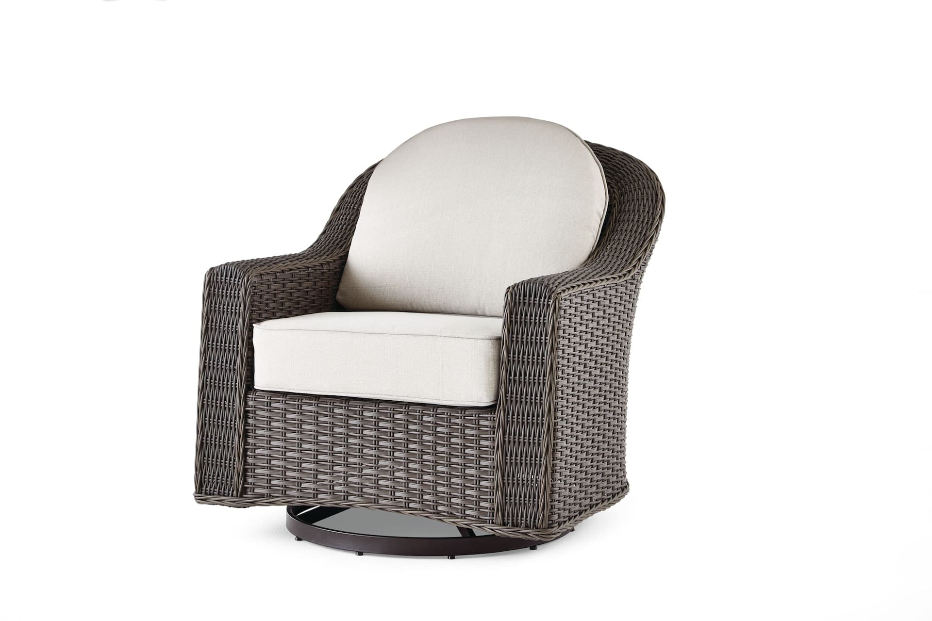 CANVAS Summerhill Outdoor Patio Swivel Glider Motion Armchair w/UV-Resistant Cushions