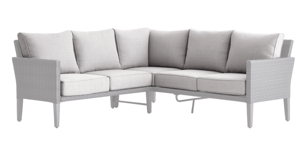 CANVAS Renfrew Outdoor/Patio Replacement Cushion Set, Light Grey