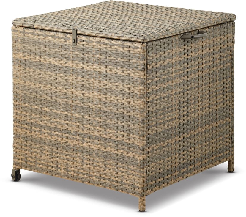 CANVAS Bala All-Weather Wicker Outdoor/Patio Storage Box for Cushions, 32x29x29-in
