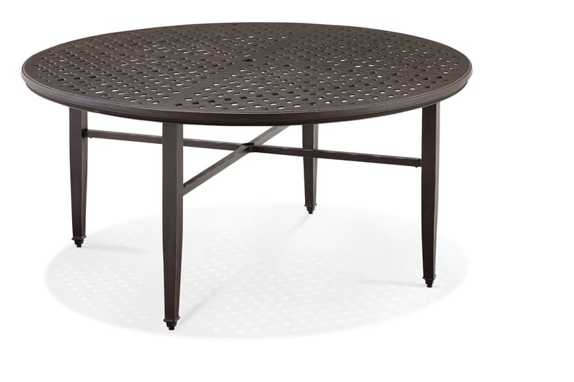 CANVAS Coventry Aluminium Round Outdoor/Patio Dining Table w/Umbrella Hole,60x28-in