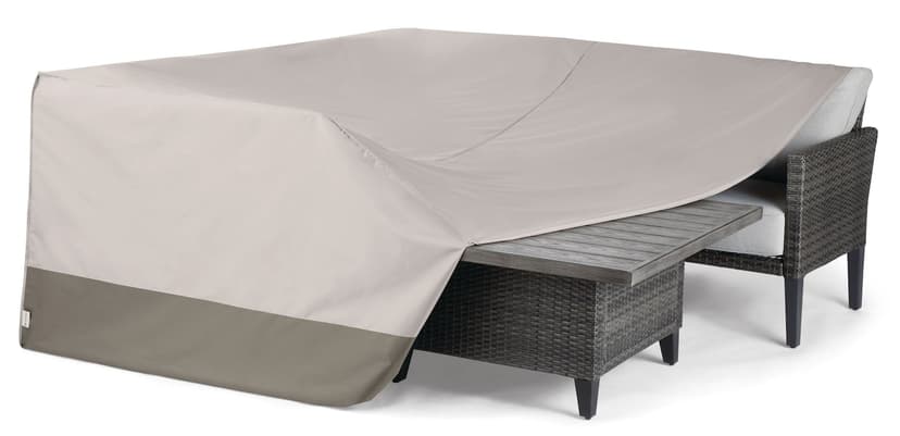 TRIPEL 400 Series Universal Square Outdoor/Patio Cover, Water Resistant, Grey, 84x84x35-in