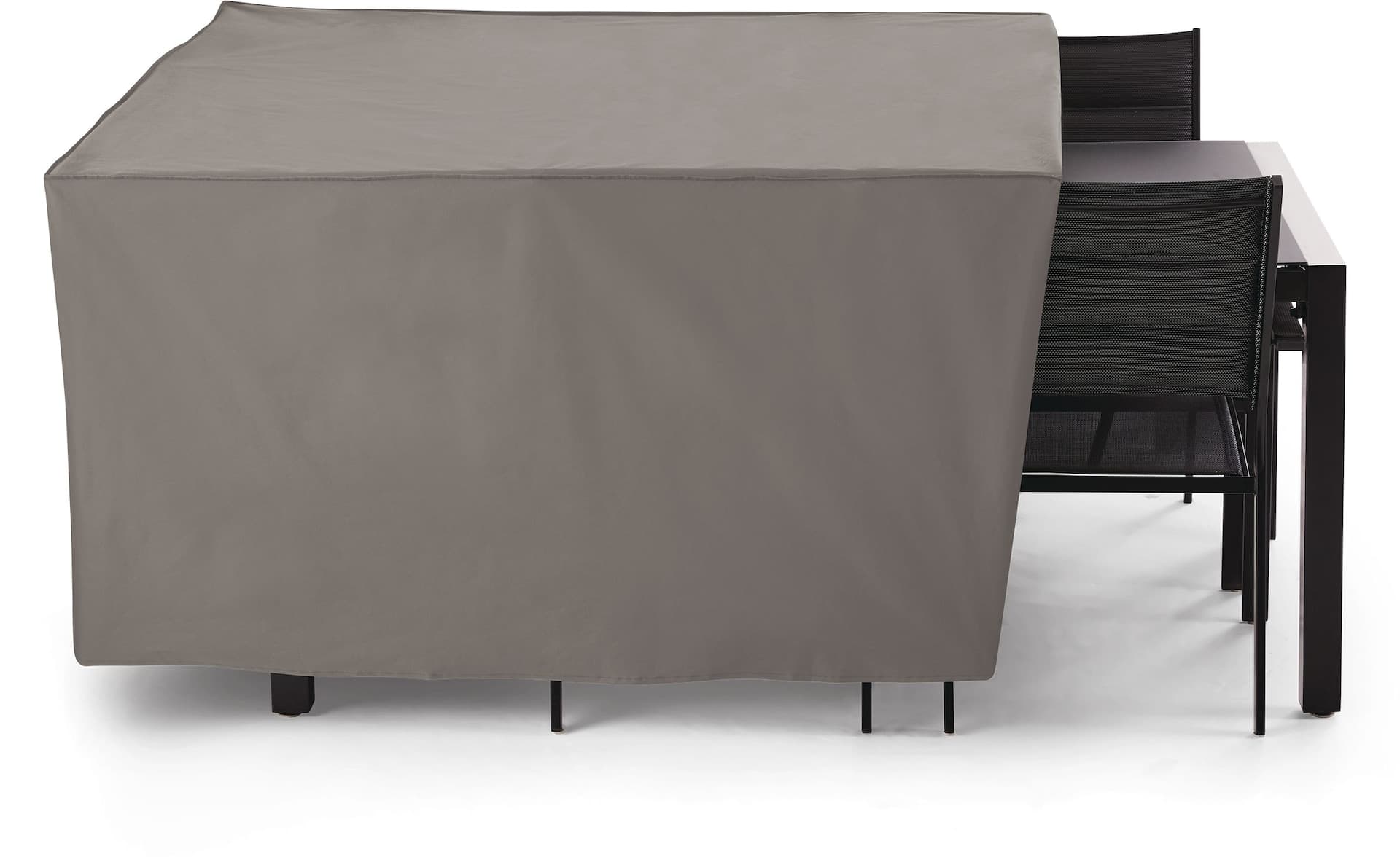 TRIPEL 200 Series Outdoor/Patio Dining Set Cover, Water Resistant, Grey, 92x58x30-in