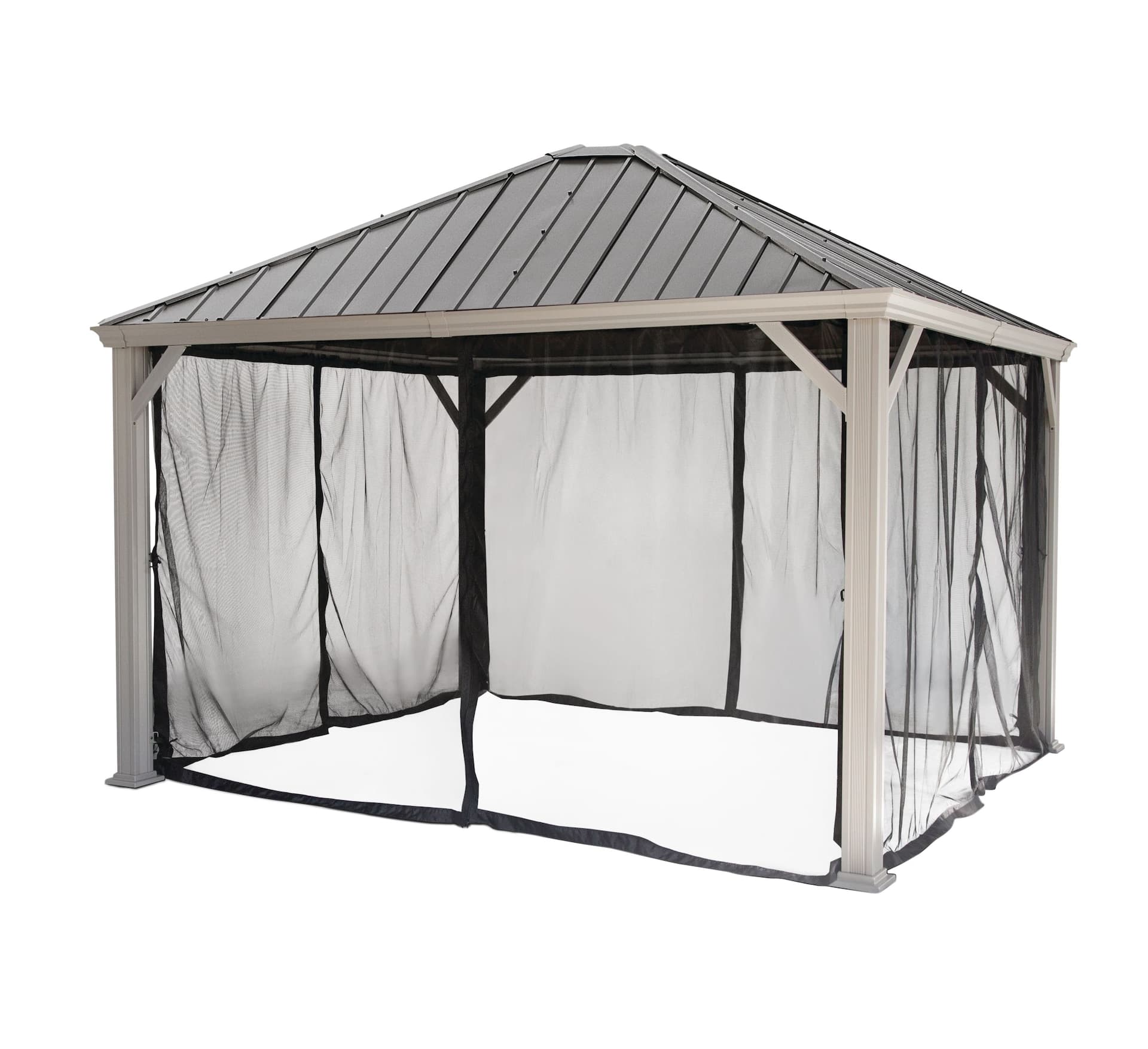 CANVAS Coastline Gazebo Replacement Bug Netting, 10x10-ft