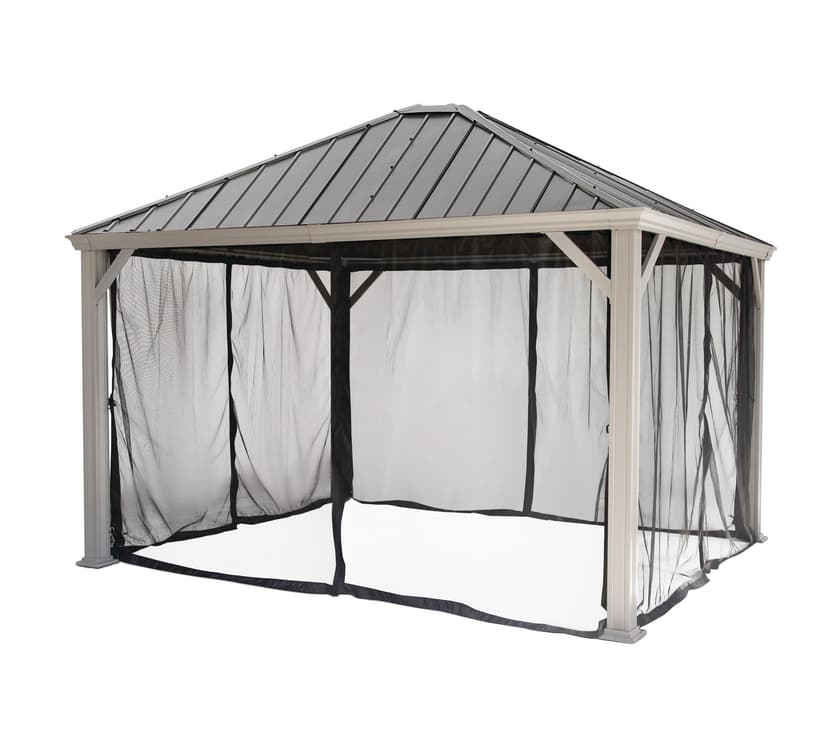 CANVAS Coastline Gazebo Replacement Bug Netting, 10x10-ft