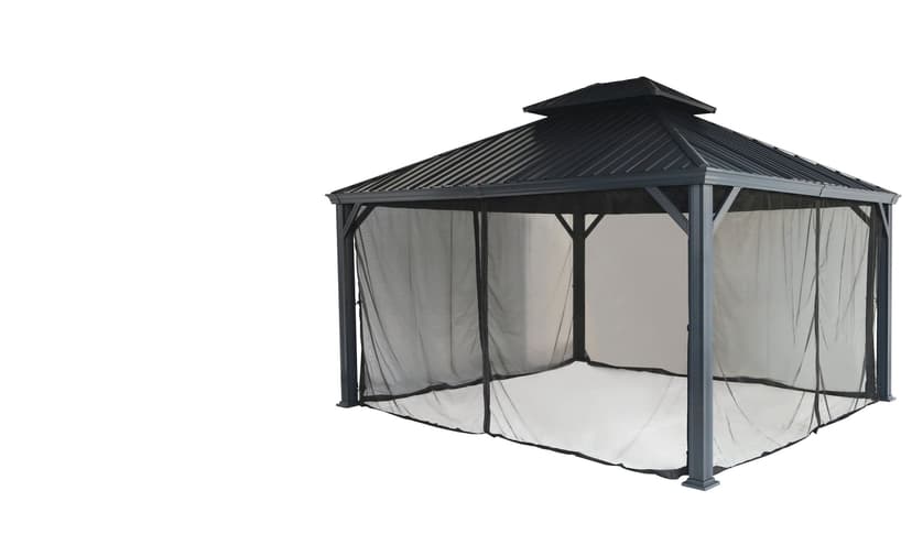 CANVAS Fabric Outdoor/Patio Gazebo Netting for Skyline Gazebo, 12-ft x 14-ft