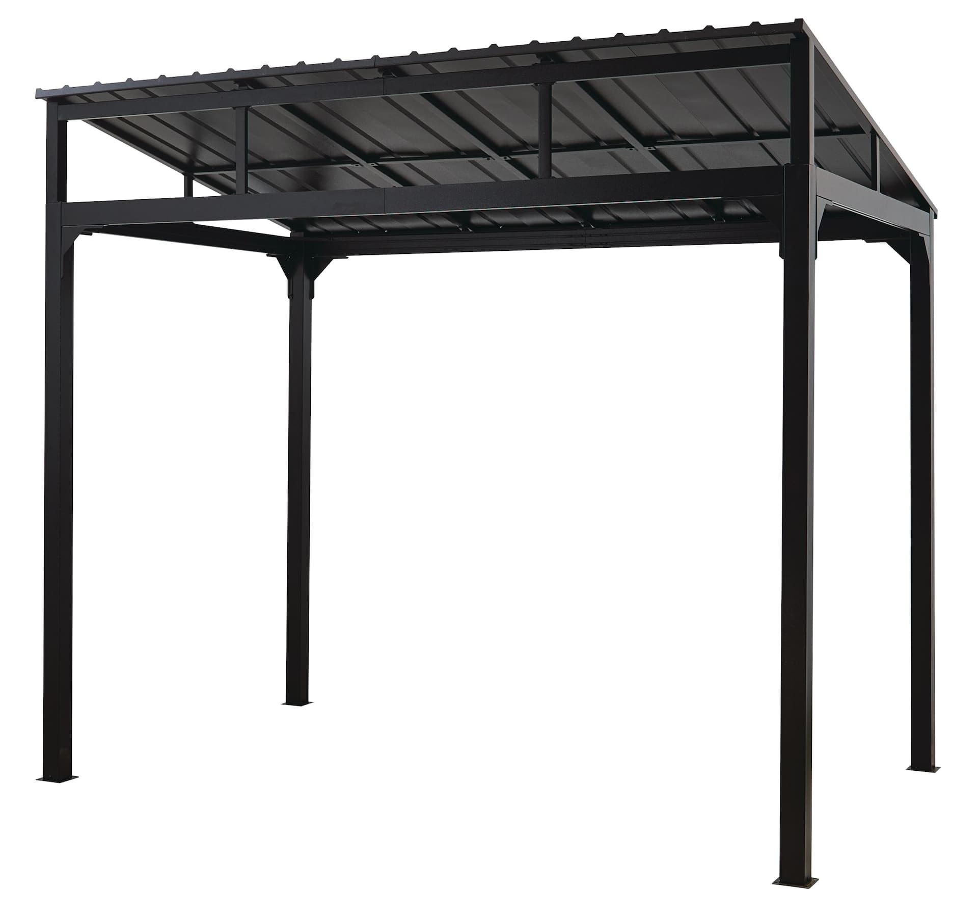 CANVAS Palmcrest Mono Slant Outdoor/Patio Hard-Top Gazebo, 10-ft x 6-ft