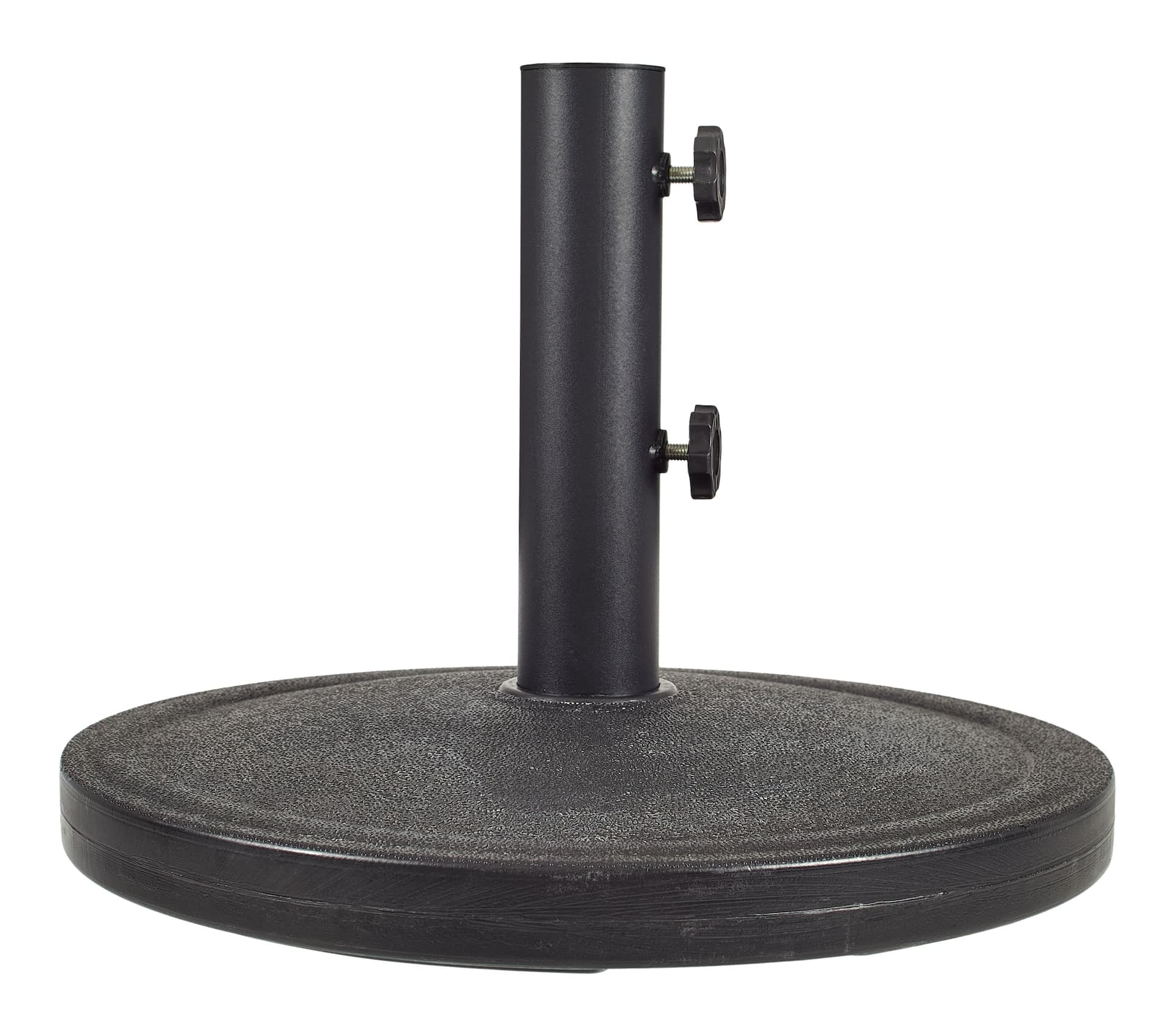 FOR LIVING Outdoor Patio Umbrella Base/Stand, Black, 26-lb