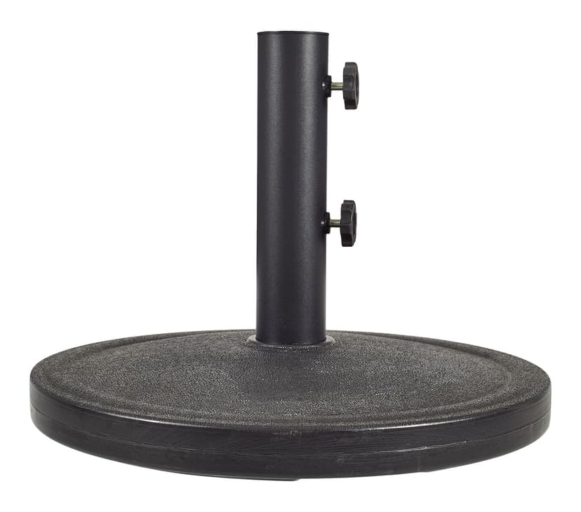 FOR LIVING Outdoor Patio Umbrella Base/Stand, Black, 26-lb