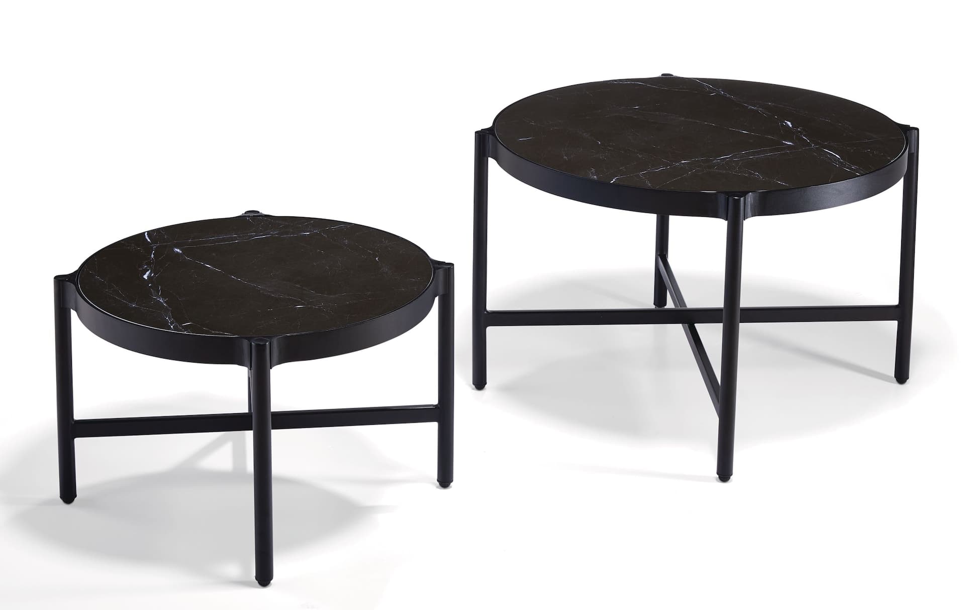 CANVAS Jasper Circle Outdoor/Patio Coffee Tables, 2-pc